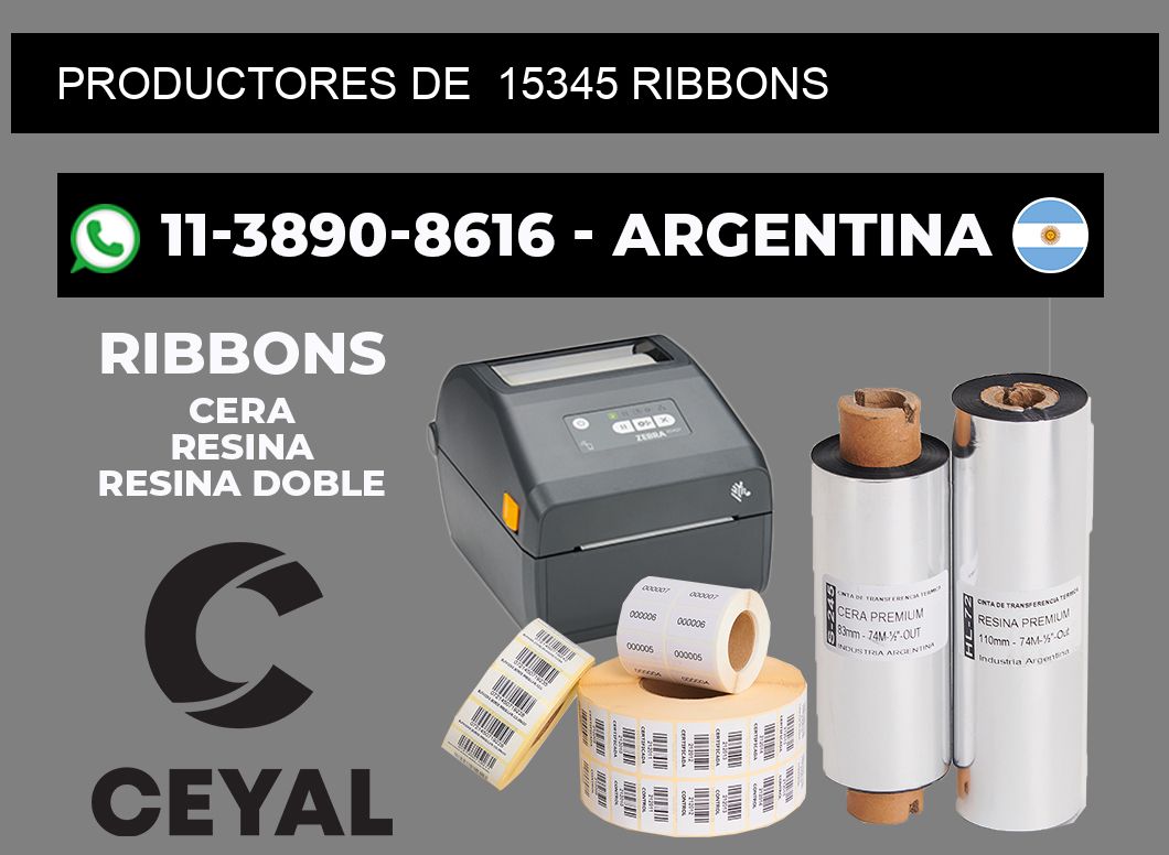 productores de  15345 ribbons