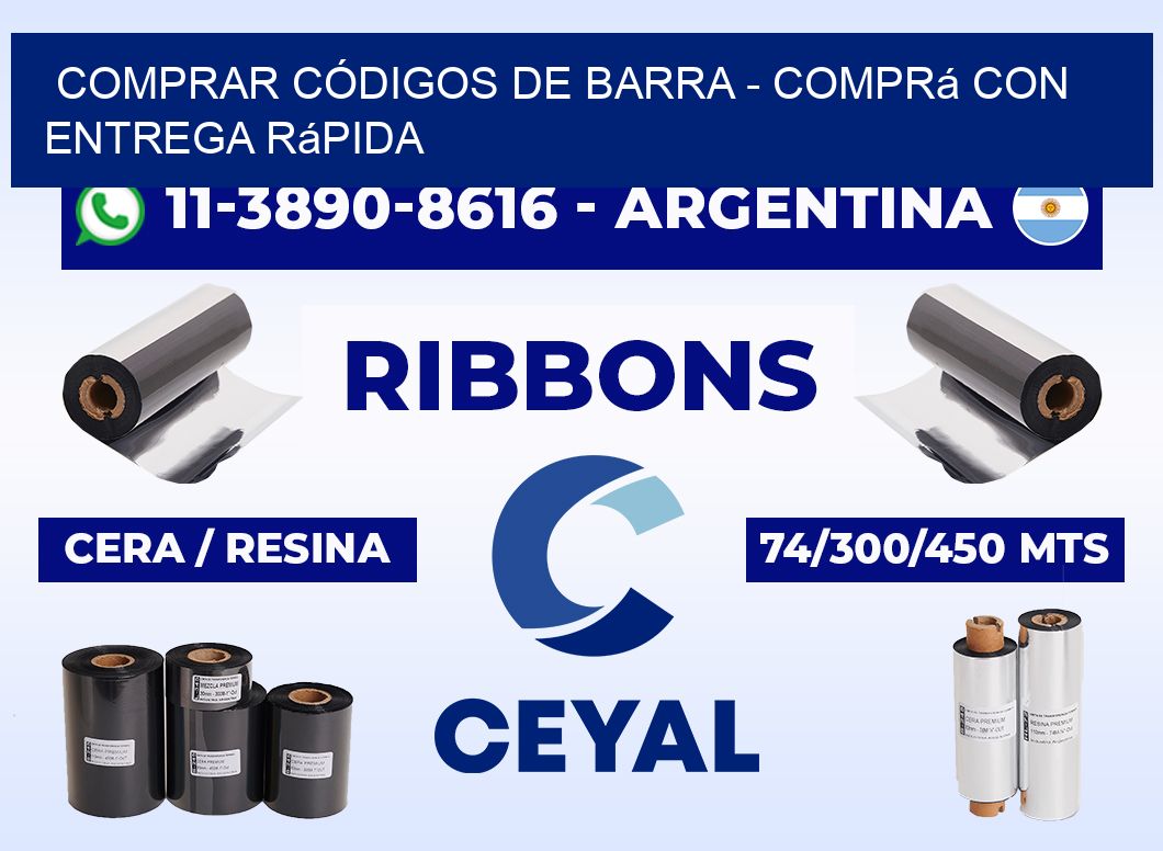 COMPRAR CÓDIGOS DE BARRA - Comprá con entrega rápida