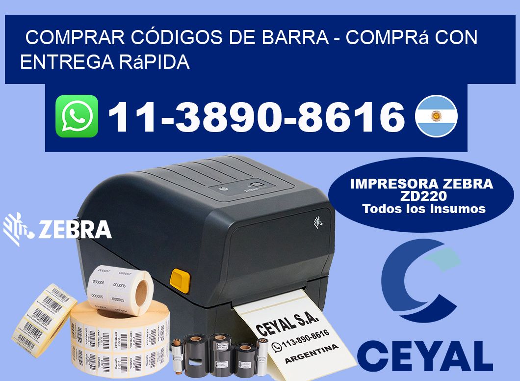 COMPRAR CÓDIGOS DE BARRA - Comprá con entrega rápida
