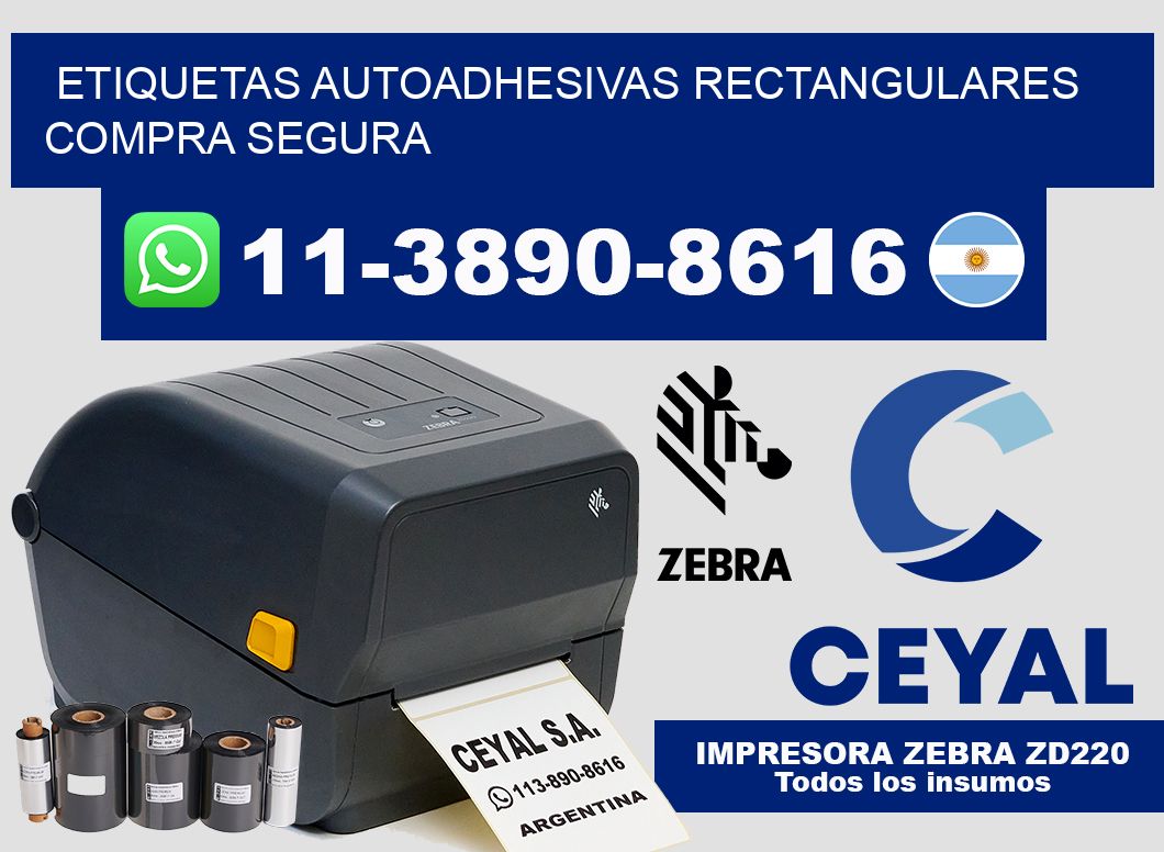 ETIQUETAS AUTOADHESIVAS RECTANGULARES Compra segura