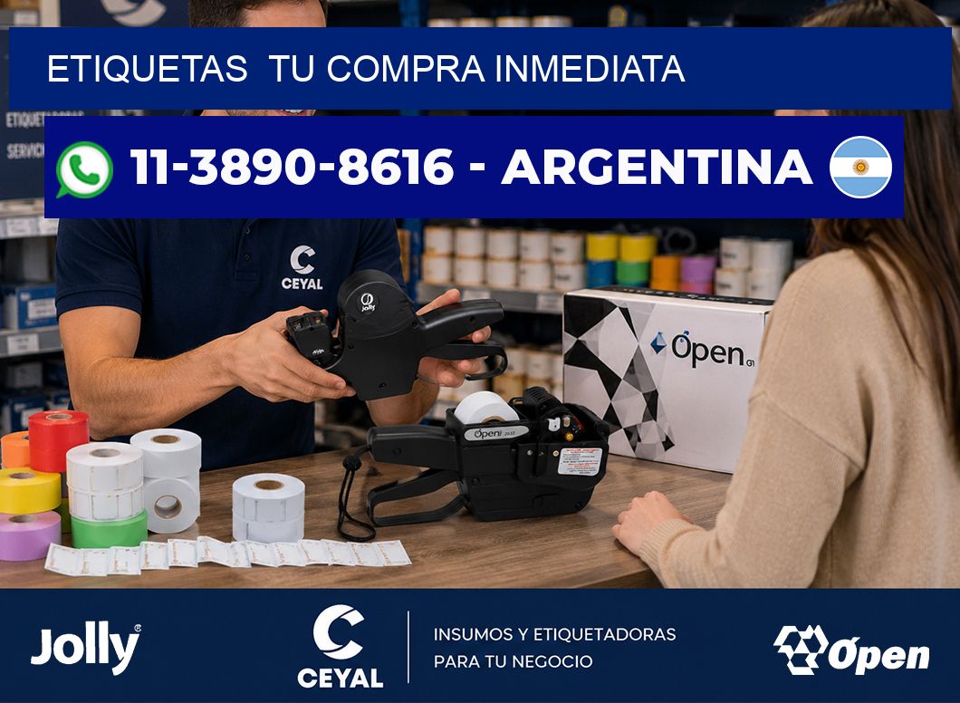 ETIQUETAS  Tu compra inmediata