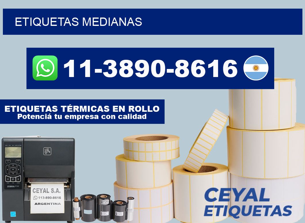 ETIQUETAS medianas