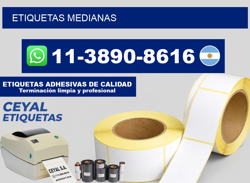 ETIQUETAS medianas