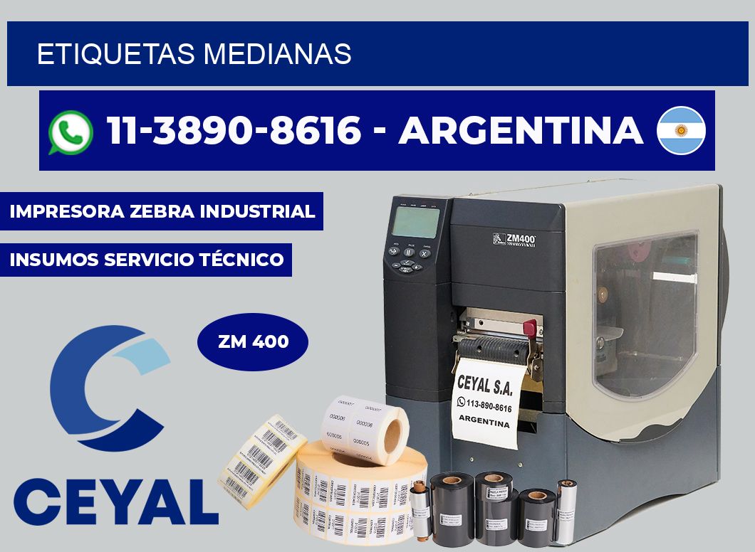 ETIQUETAS medianas