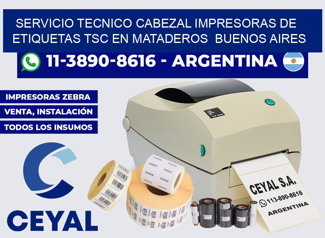 servicio tecnico cabezal Impresoras de Etiquetas TSC en Mataderos  Buenos Aires