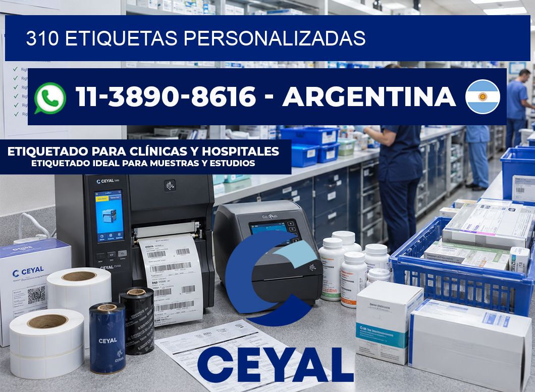 310 ETIQUETAS PERSONALIZADAS