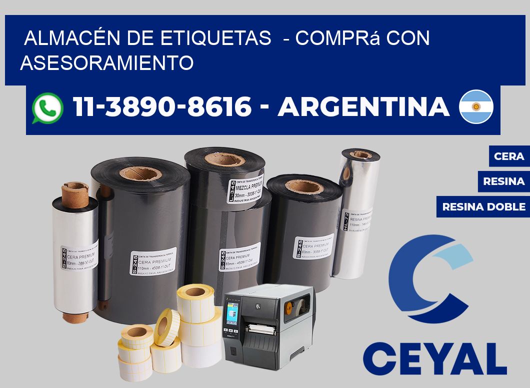 ALMACÉN DE ETIQUETAS - Comprá con asesoramiento