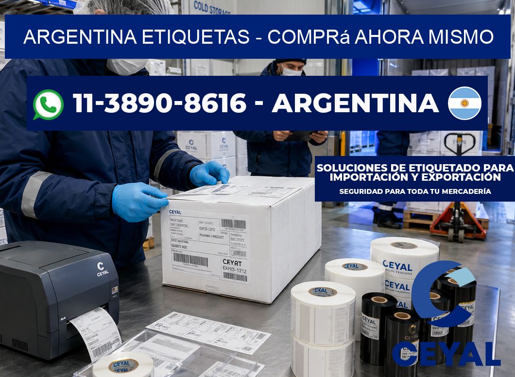 ARGENTINA ETIQUETAS - Comprá ahora mismo
