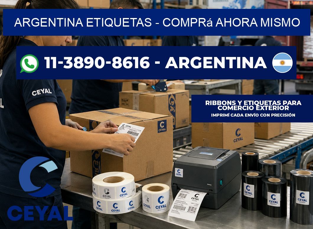 ARGENTINA ETIQUETAS - Comprá ahora mismo