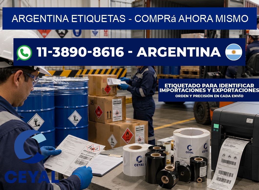 ARGENTINA ETIQUETAS - Comprá ahora mismo