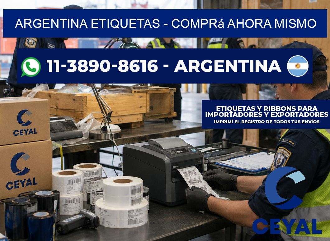 ARGENTINA ETIQUETAS – Comprá ahora mismo