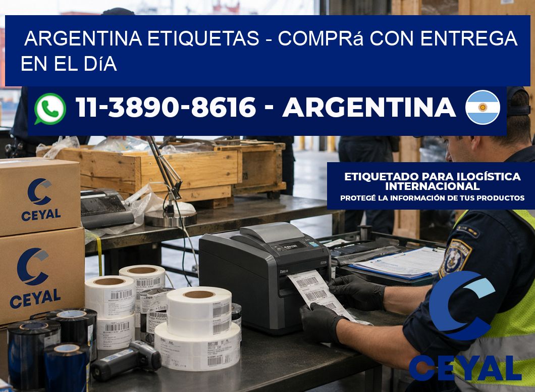 ARGENTINA ETIQUETAS - Comprá con entrega en el día
