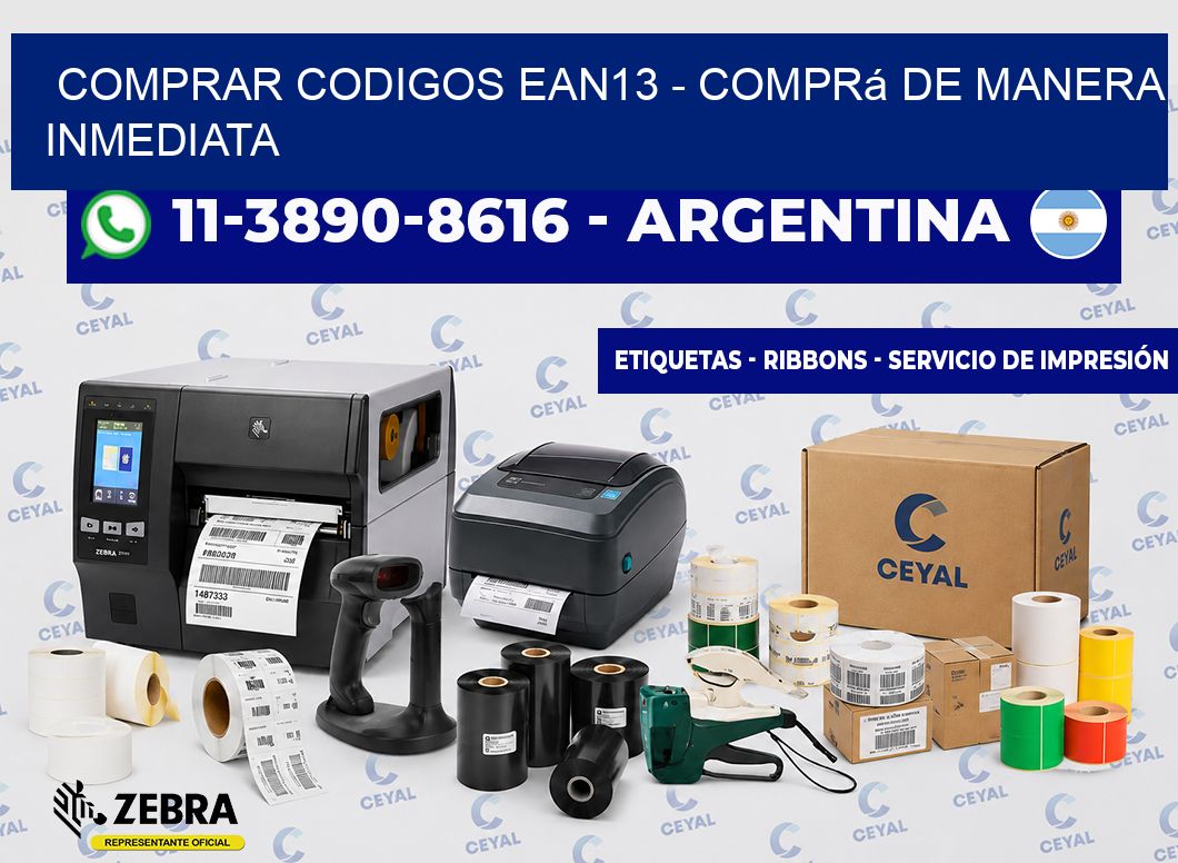 COMPRAR CODIGOS EAN13 - Comprá de manera inmediata