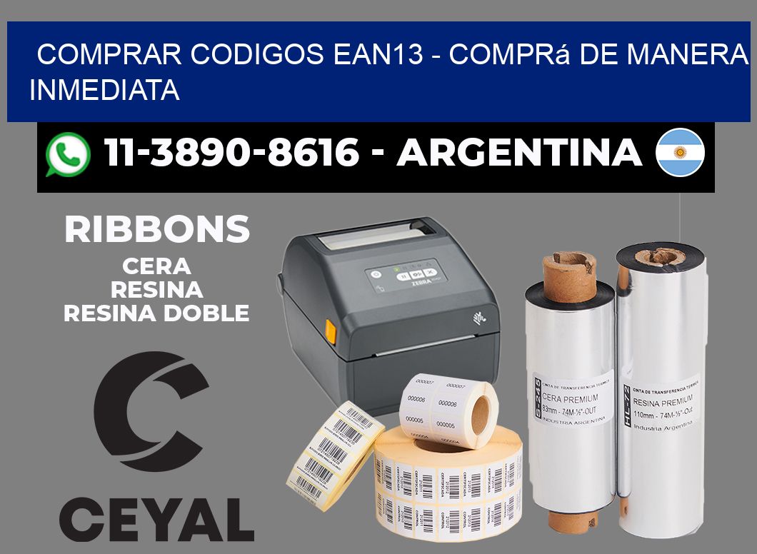 COMPRAR CODIGOS EAN13 - Comprá de manera inmediata