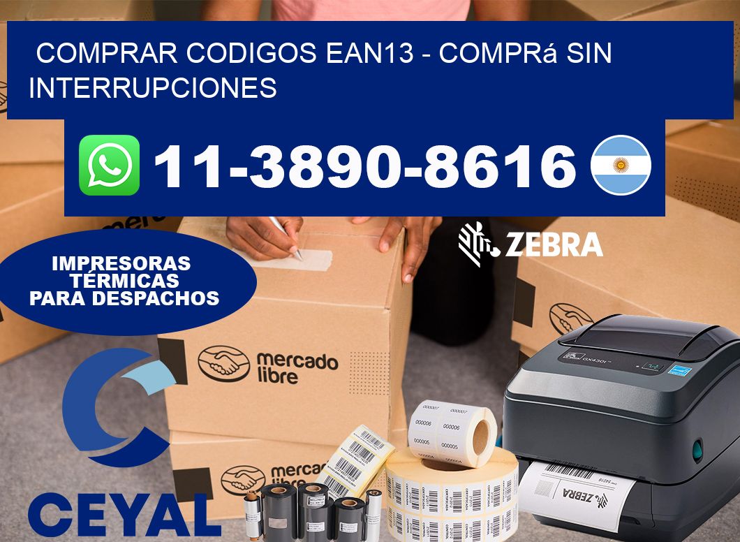 COMPRAR CODIGOS EAN13 - Comprá sin interrupciones