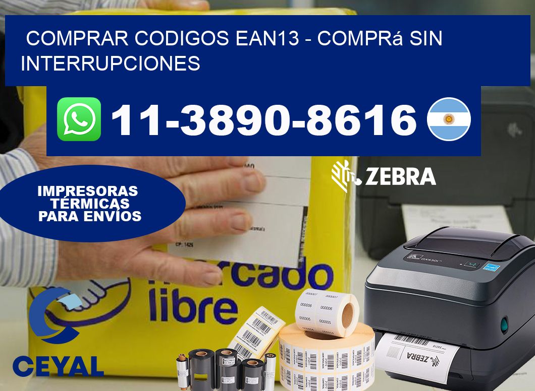 COMPRAR CODIGOS EAN13 – Comprá sin interrupciones