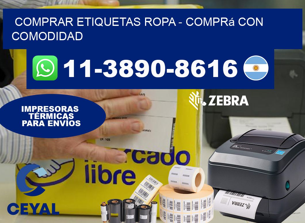 COMPRAR ETIQUETAS ROPA - Comprá con comodidad