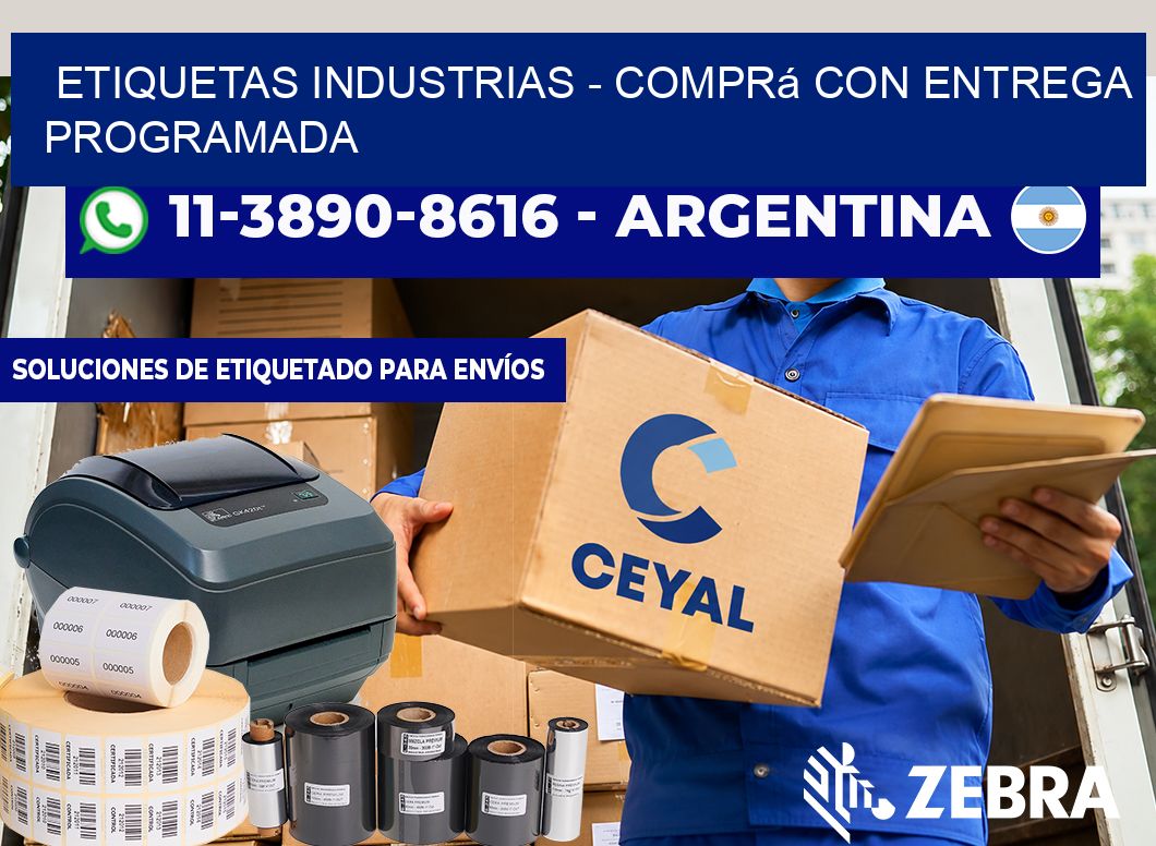 ETIQUETAS INDUSTRIAS – Comprá con entrega programada