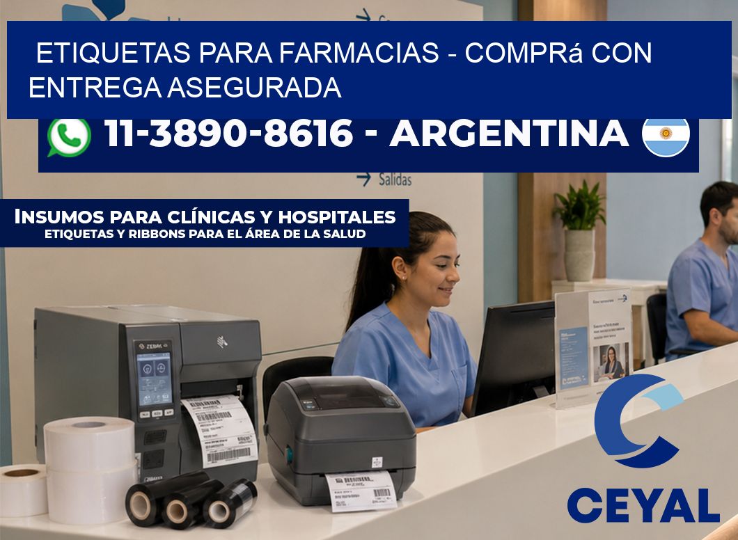 ETIQUETAS PARA FARMACIAS - Comprá con entrega asegurada