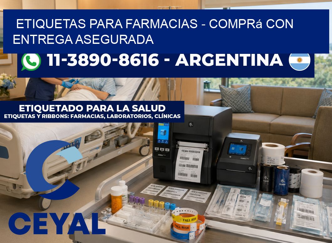 ETIQUETAS PARA FARMACIAS - Comprá con entrega asegurada