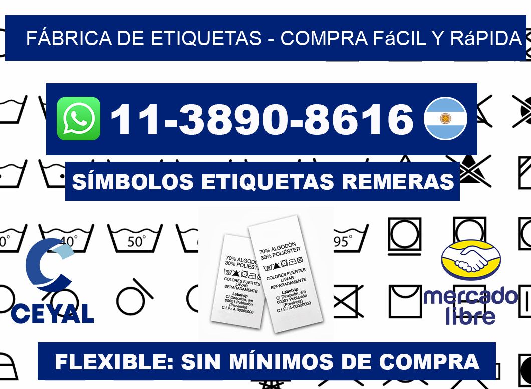 FÁBRICA DE ETIQUETAS - Compra fácil y rápida