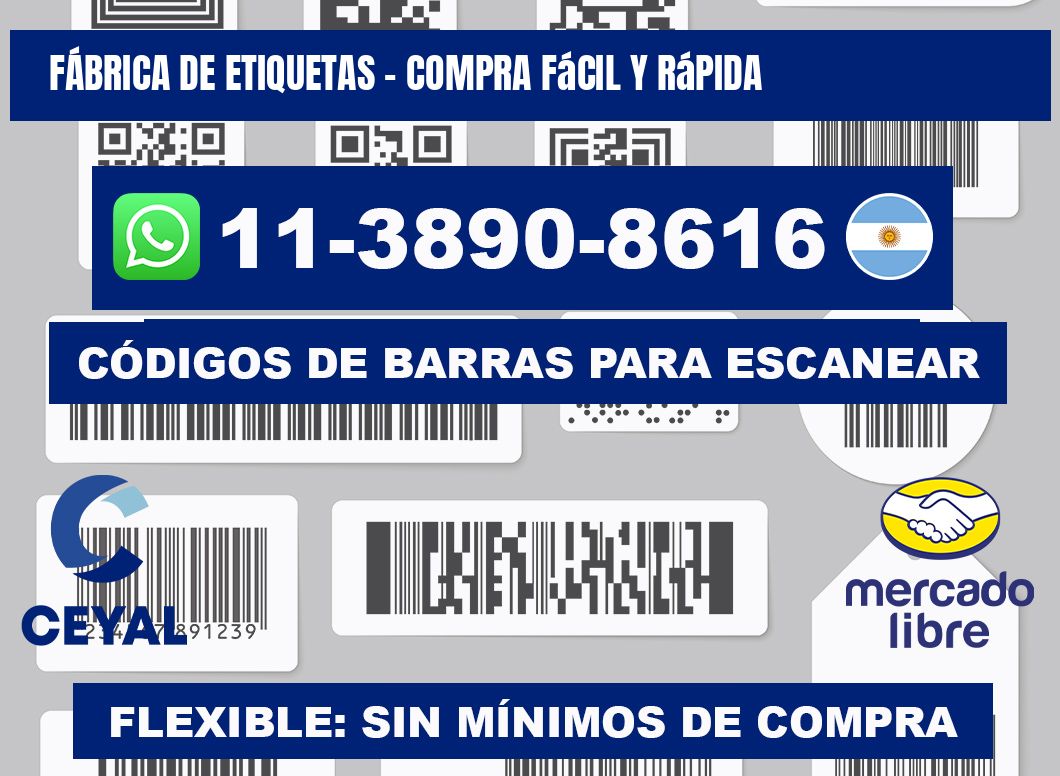 FÁBRICA DE ETIQUETAS - Compra fácil y rápida