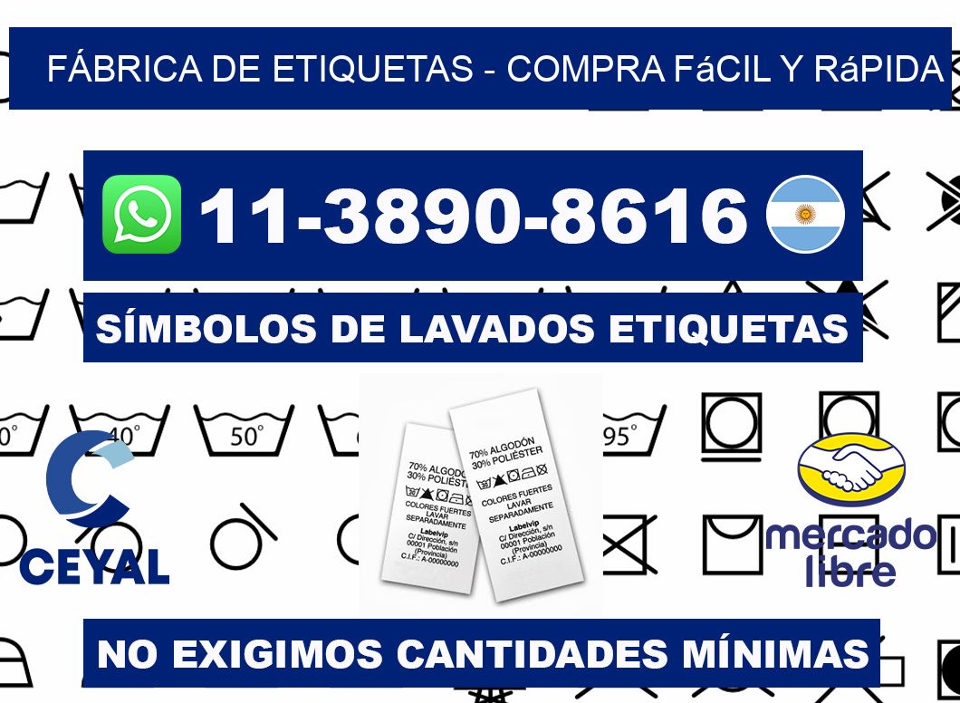 FÁBRICA DE ETIQUETAS - Compra fácil y rápida