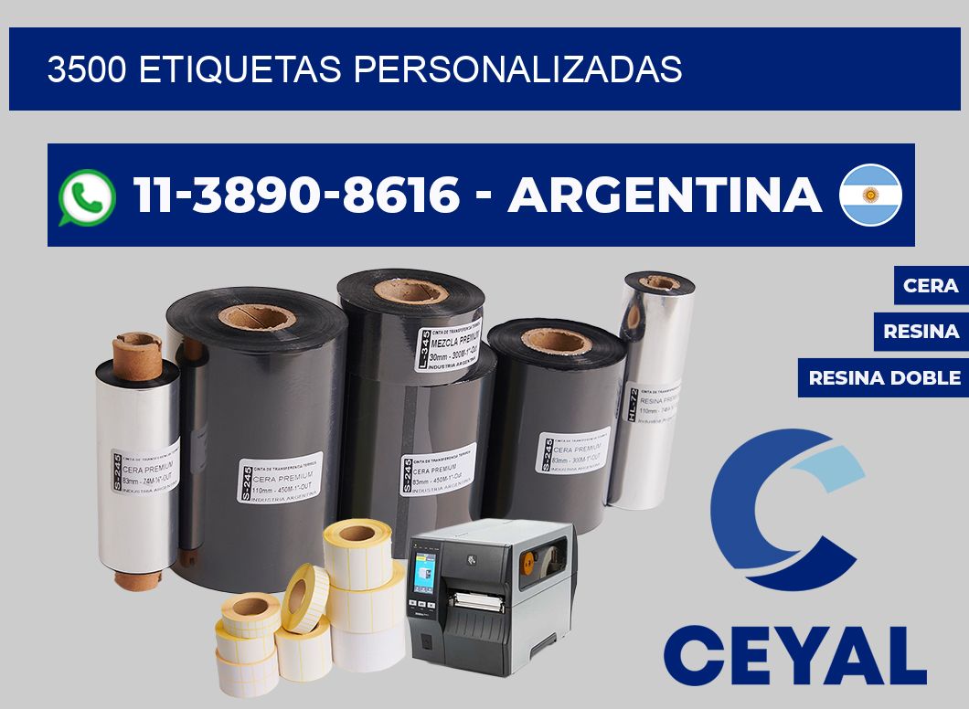 3500 ETIQUETAS PERSONALIZADAS