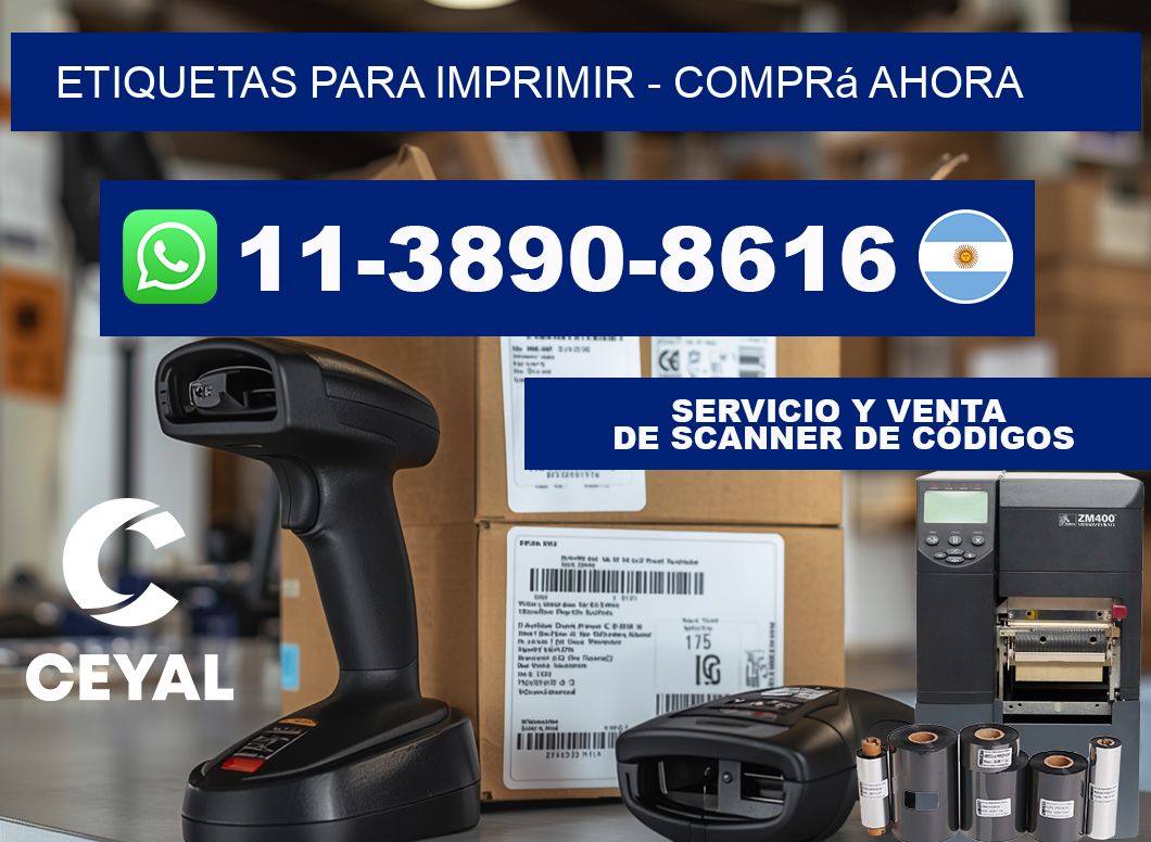 ETIQUETAS PARA IMPRIMIR - Comprá ahora