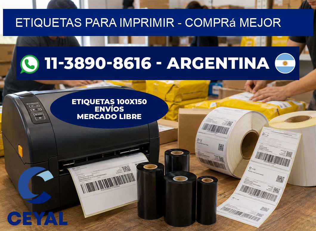 ETIQUETAS PARA IMPRIMIR – Comprá mejor