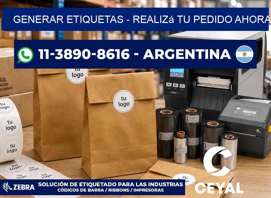GENERAR ETIQUETAS – Realizá tu pedido ahora