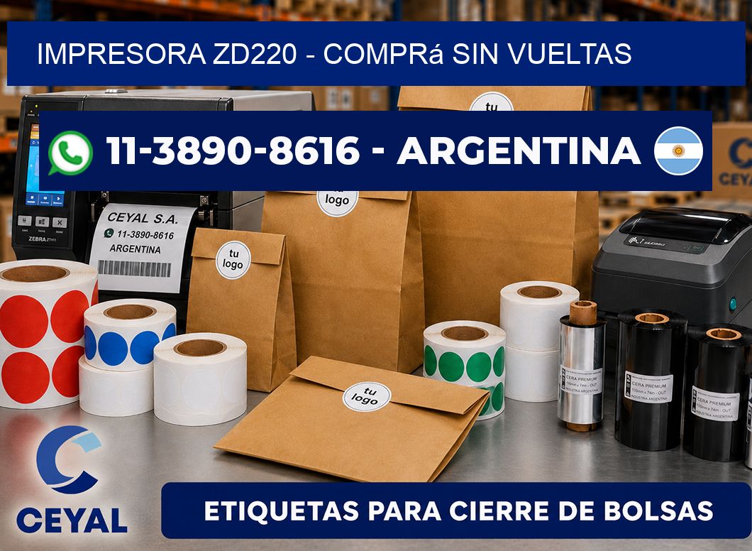IMPRESORA ZD220 - Comprá sin vueltas