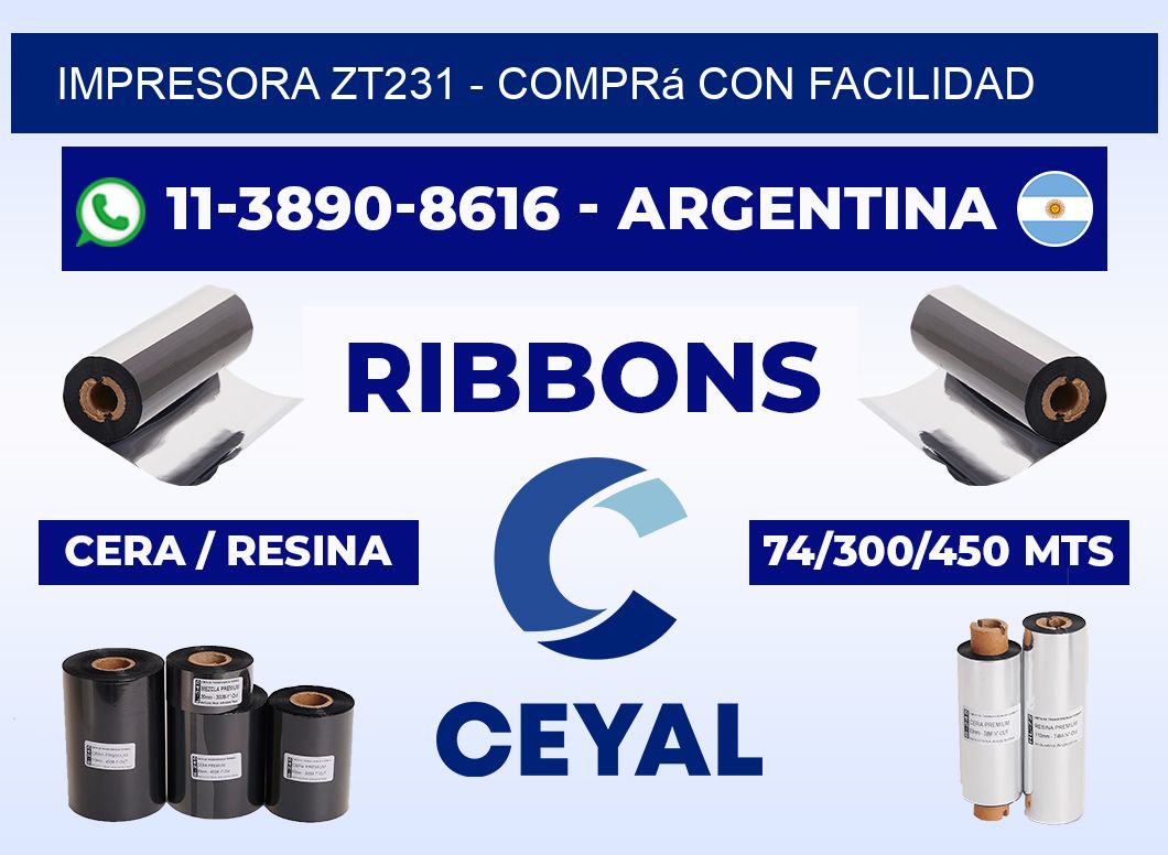 IMPRESORA ZT231 - Comprá con facilidad