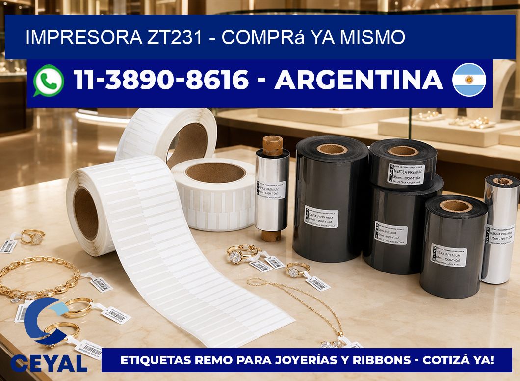 IMPRESORA ZT231 – Comprá ya mismo