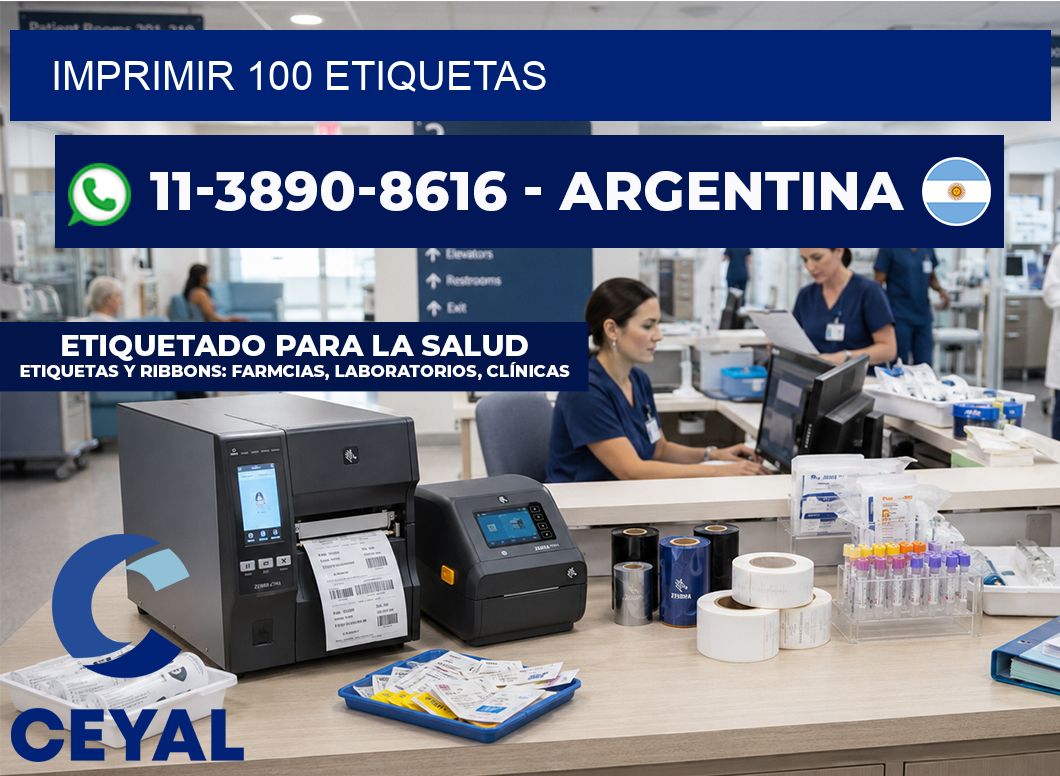 IMPRIMIR 100 ETIQUETAS