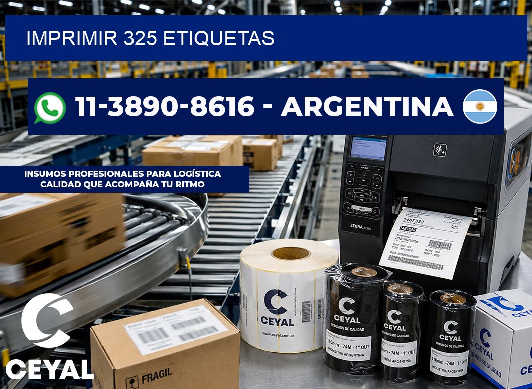IMPRIMIR 325 ETIQUETAS