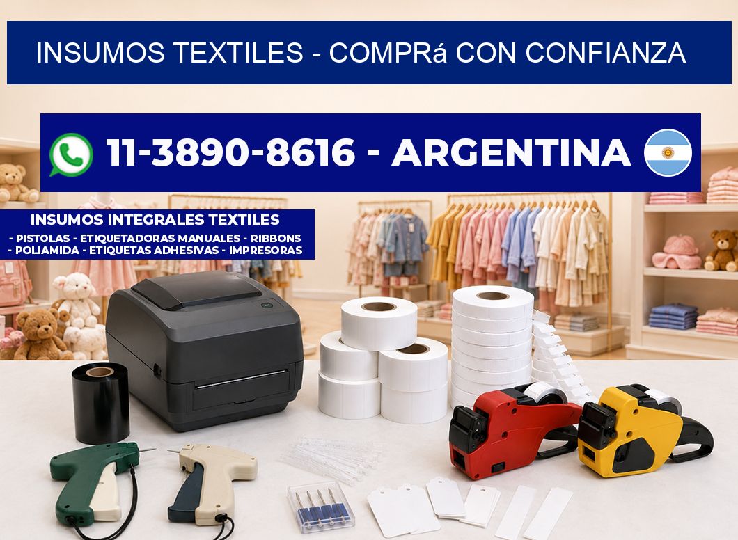 INSUMOS TEXTILES - Comprá con confianza