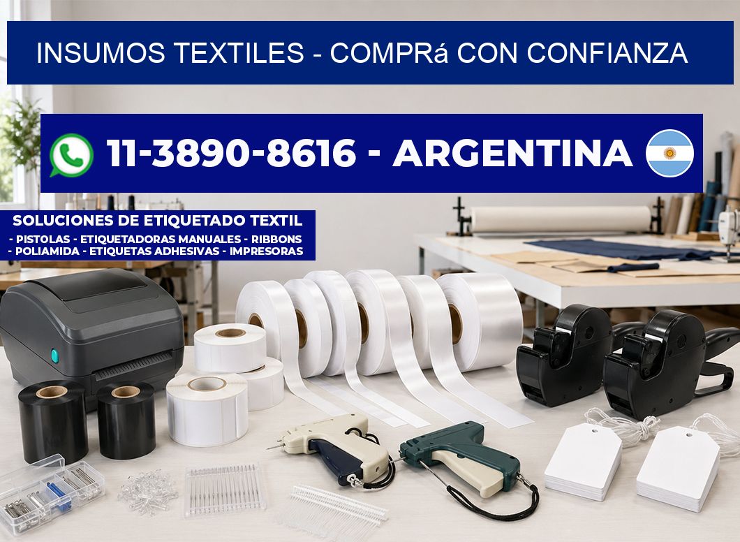INSUMOS TEXTILES – Comprá con confianza
