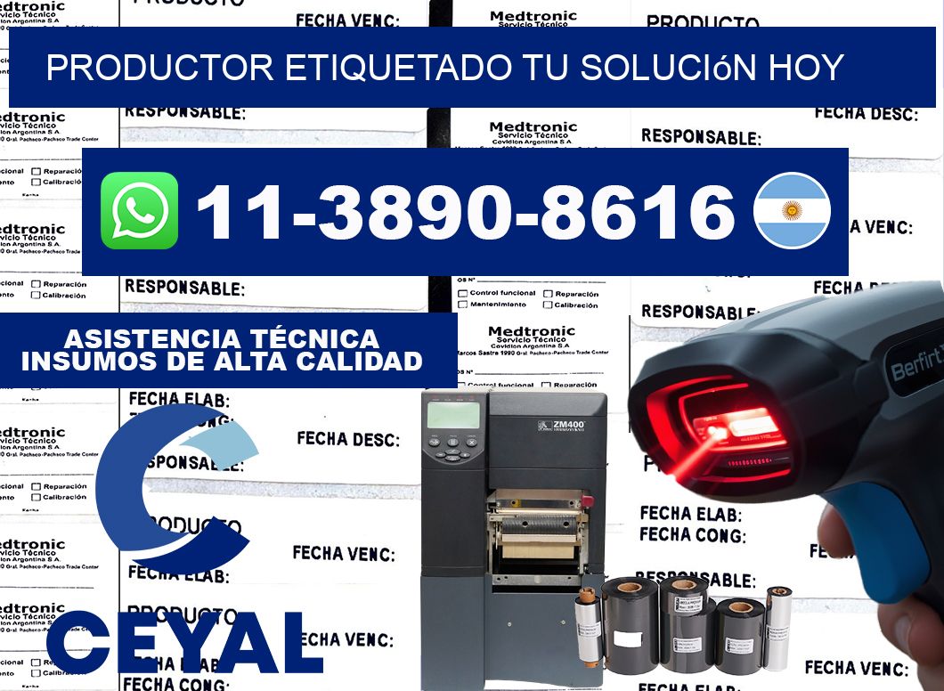 PRODUCTOR ETIQUETADO Tu solución hoy