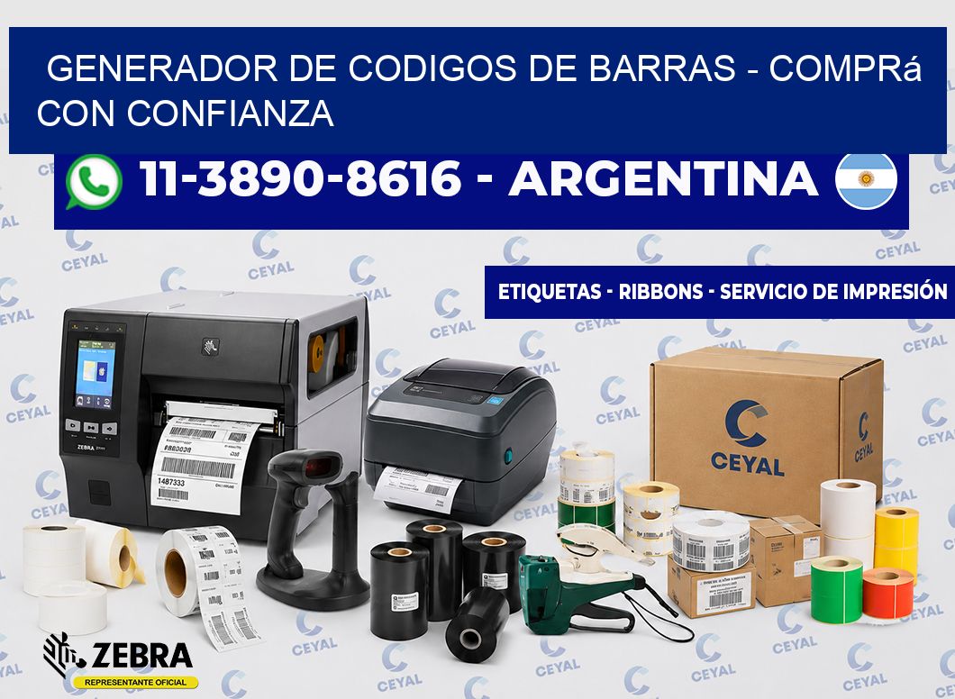 generador de codigos de barras - Comprá con confianza