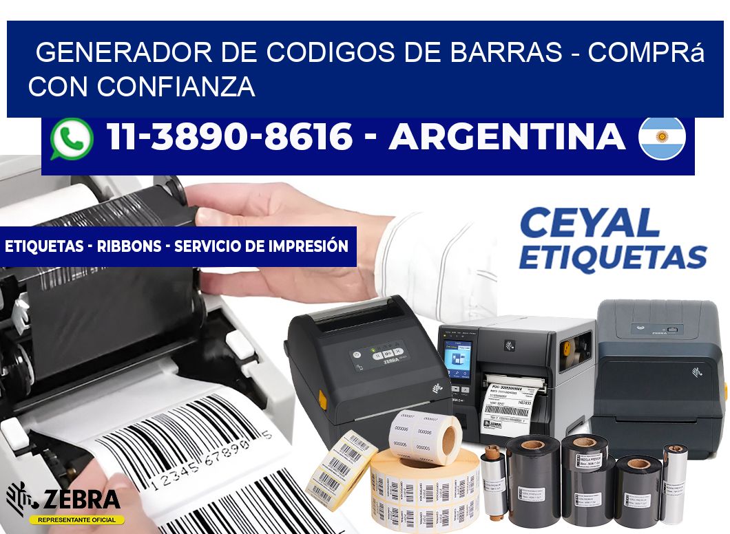 generador de codigos de barras - Comprá con confianza