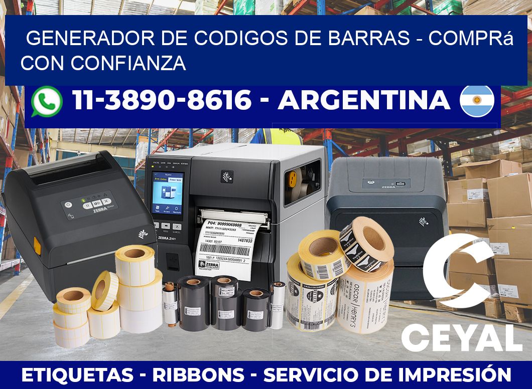 generador de codigos de barras – Comprá con confianza