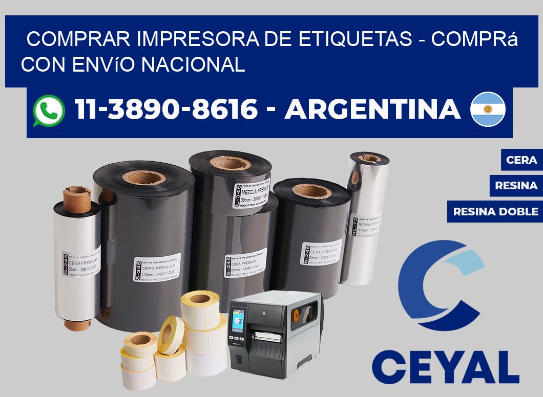COMPRAR IMPRESORA DE ETIQUETAS - Comprá con envío nacional