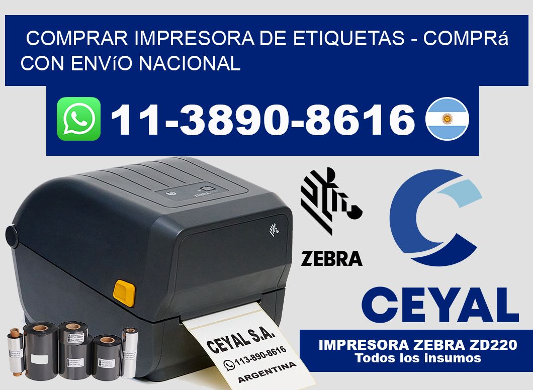 COMPRAR IMPRESORA DE ETIQUETAS – Comprá con envío nacional