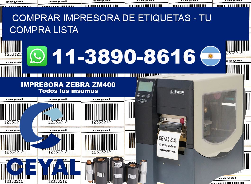 COMPRAR IMPRESORA DE ETIQUETAS – Tu compra lista