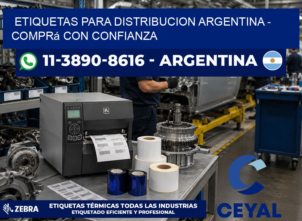ETIQUETAS PARA DISTRIBUCION ARGENTINA - Comprá con confianza