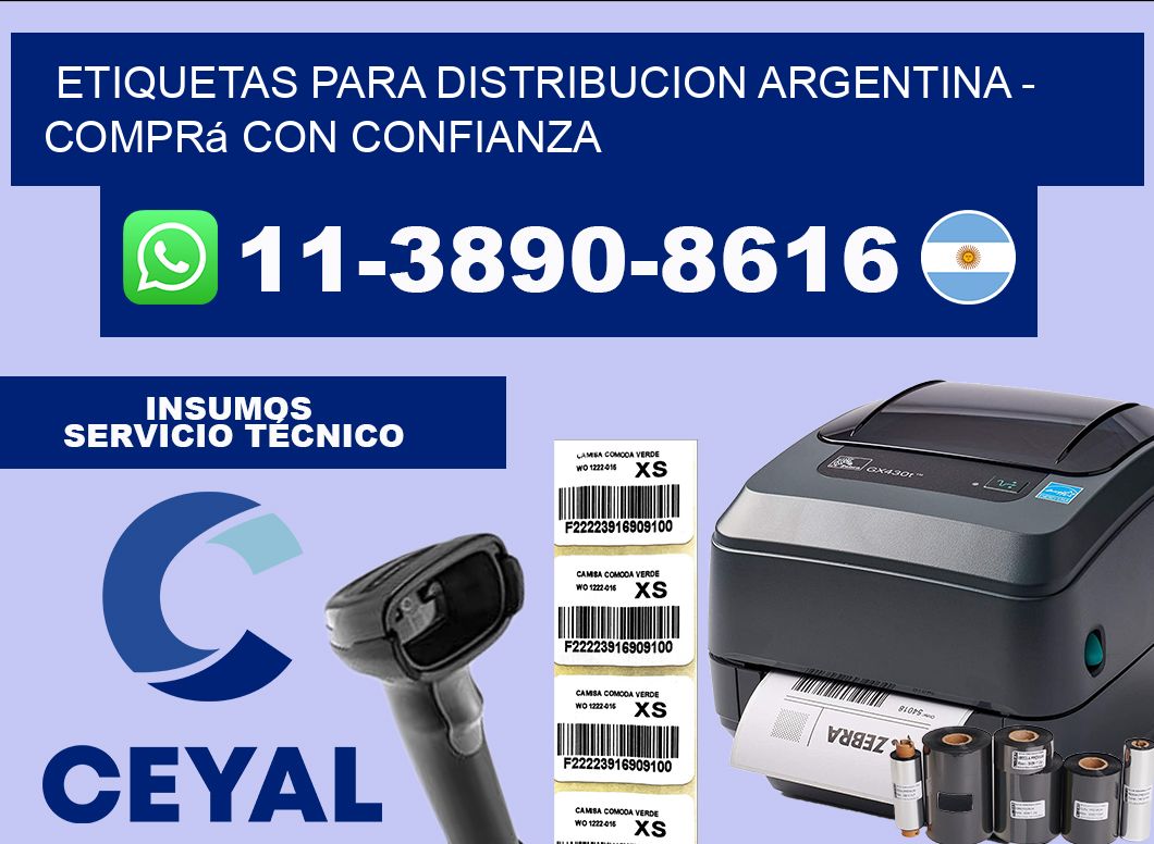 ETIQUETAS PARA DISTRIBUCION ARGENTINA - Comprá con confianza