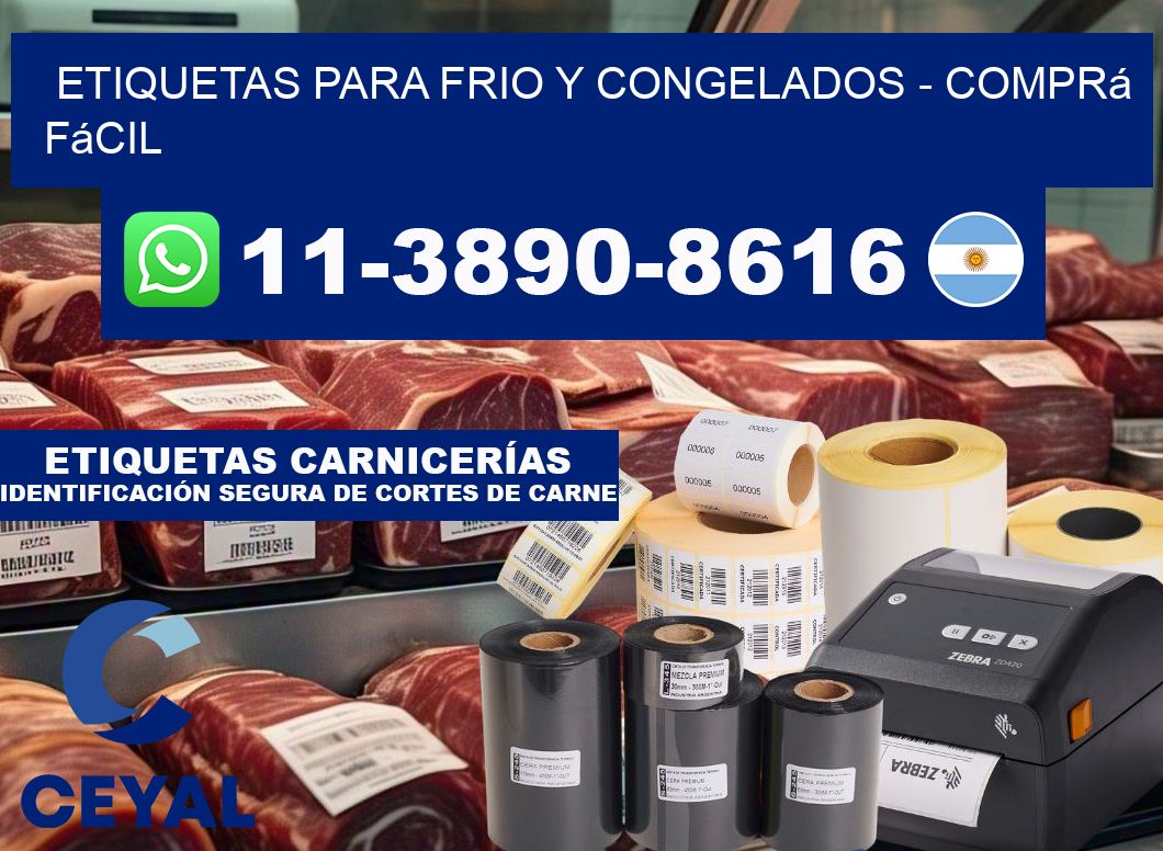 ETIQUETAS PARA FRIO Y CONGELADOS - Comprá fácil