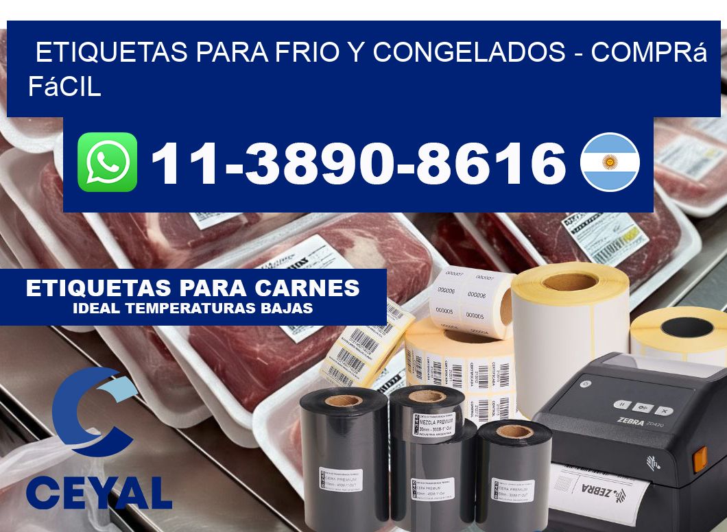 ETIQUETAS PARA FRIO Y CONGELADOS - Comprá fácil