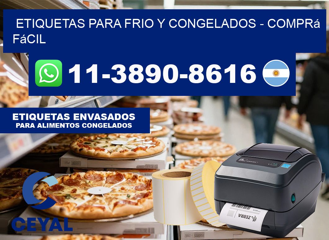 ETIQUETAS PARA FRIO Y CONGELADOS - Comprá fácil